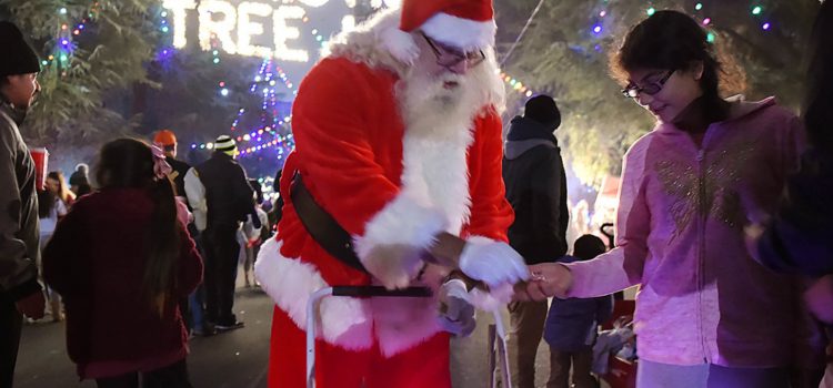 Watch scenes from the first of two walk-nights at Fresno’s Christmas Tree Lane